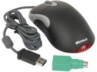 Мышь MicroSoft IntelliMouse USB+PS/2 Black <Optical 2 Боковые кнопки>