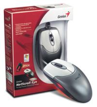 Мышь Genius NetScroll Eye Optical <оптич, 400dpi, 2kн.+1Scroll, metallic, USB+PS/2>