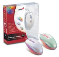 Мышь Genius NetScroll+Traveler IRIS <оптич, 400dpi, PS/2, green>