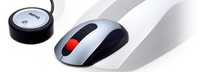 Мышь Benq Optical M306 BMW Desing Silver-Black Wireless Optical 800 dpi USB&PS/2
