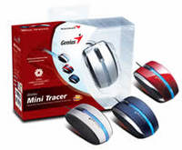 Мышь Genius Mini Tracer Blue, (Traveler700)oптичeckaя, 800 dpi, U+P