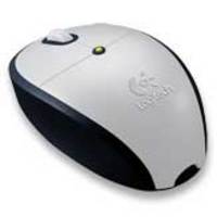 Мышь (931435) Logitech Cordless Mini Optical (blue)