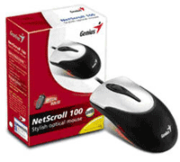 Мышь Genius NetScroll 100 <оптич, 2kн.+1Scroll, PS/2> Silver
